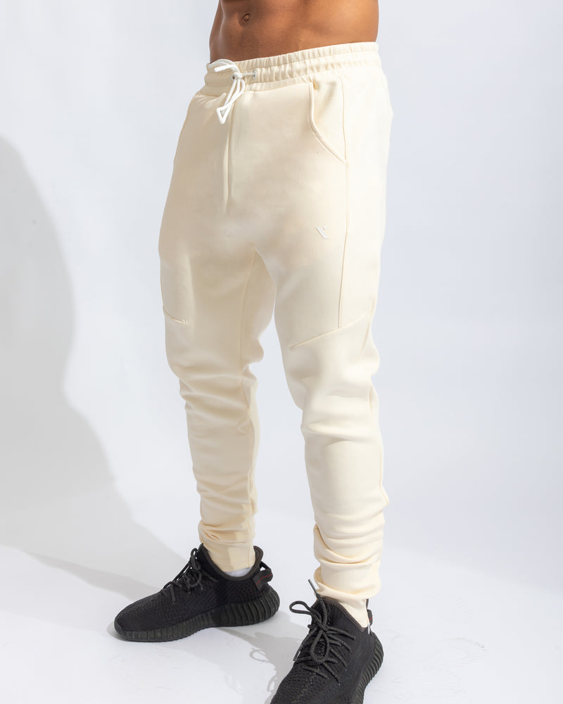 Shield Men Joggers - Beige