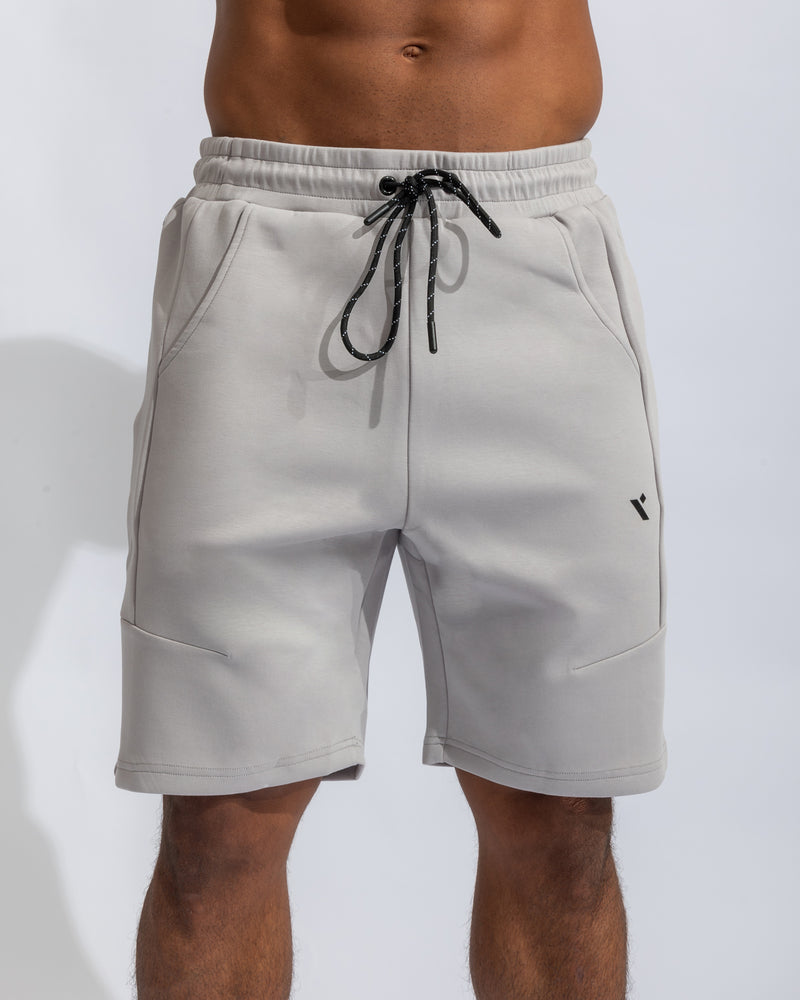 Shield Men Shorts - Light Grey