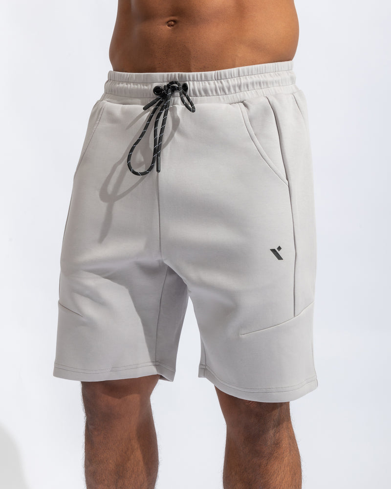 Shield Men Shorts - Light Grey