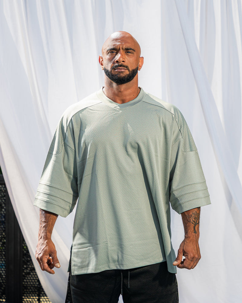 Core Oversized Jersey-Light Grey