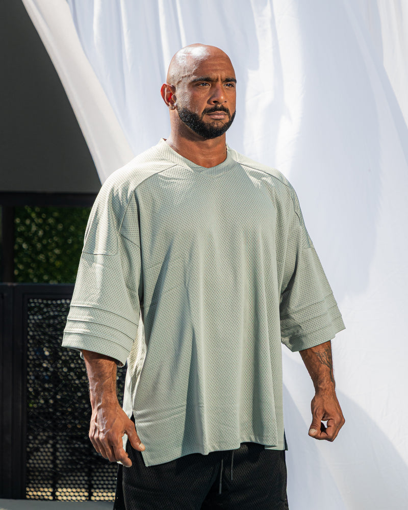 Core Oversized Jersey-Light Grey