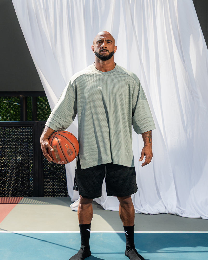 Core Oversized Jersey-Light Grey