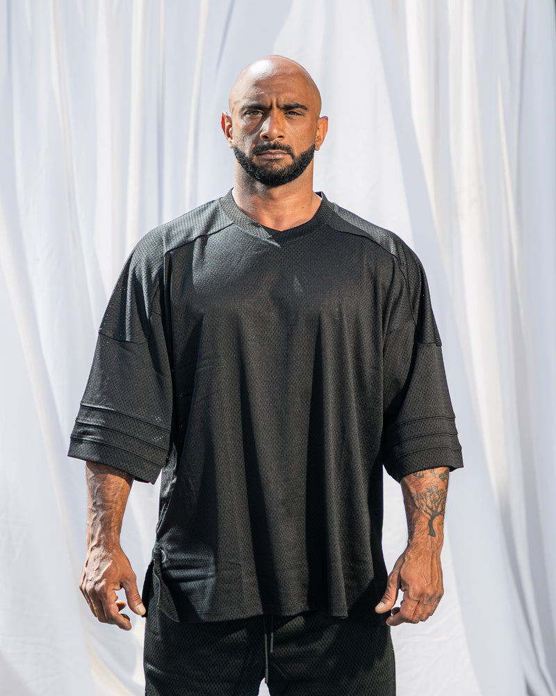 Core Oversized Jersey-Black