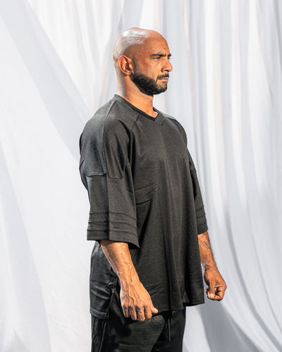 Core Oversized Jersey-Black