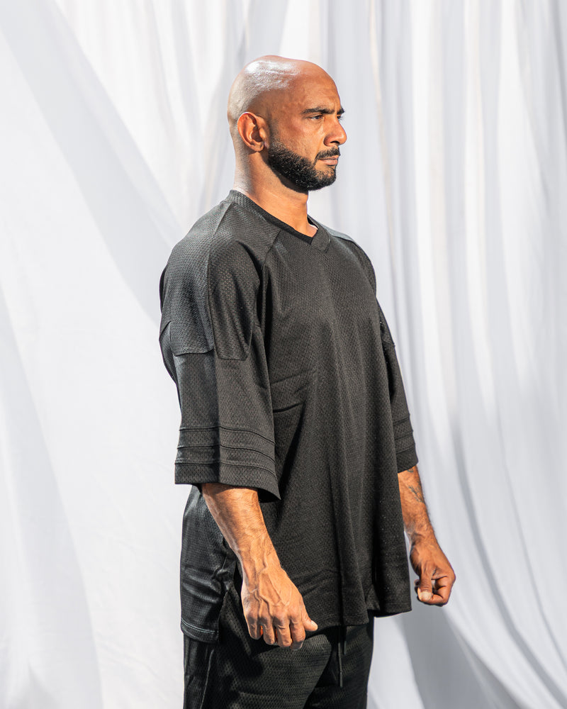 Core Oversized Jersey-Black