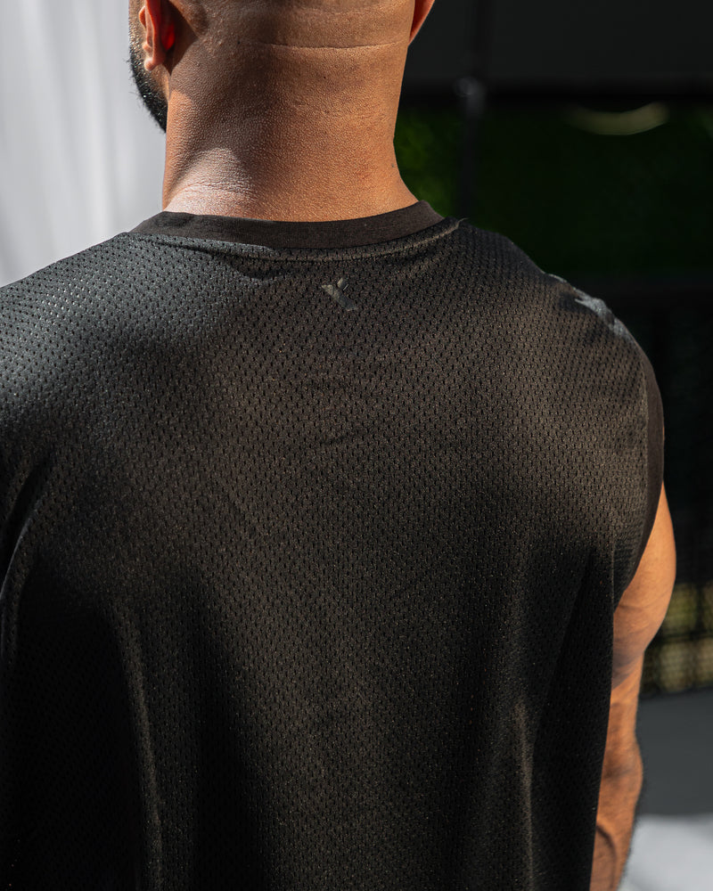 Core Tank Jersey-Black