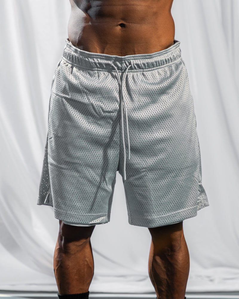 Core Double Face Short-Grey