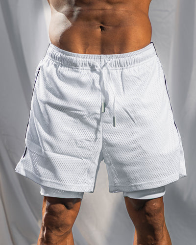 Core 2 In 1 Short-White