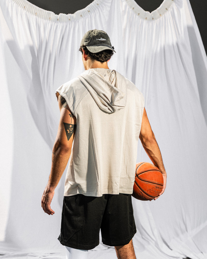 Core Double Face Tank-Brown