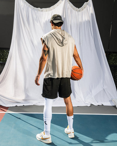 Core Double Face Tank-Brown
