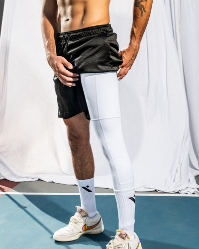 Core Single Leg Tights-White