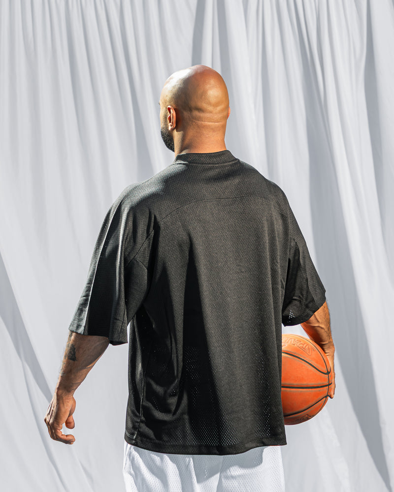 Core Oversized Tee-Black