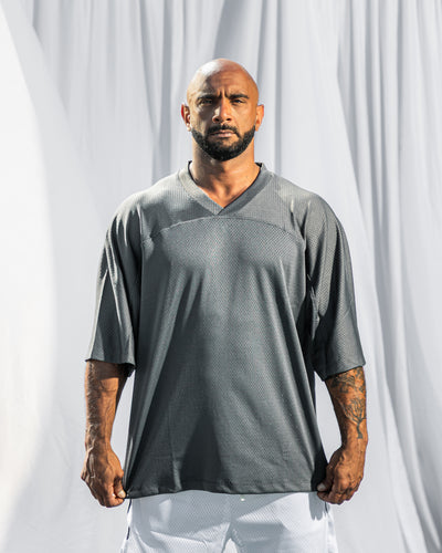 Core Oversized Tee-Dark Grey