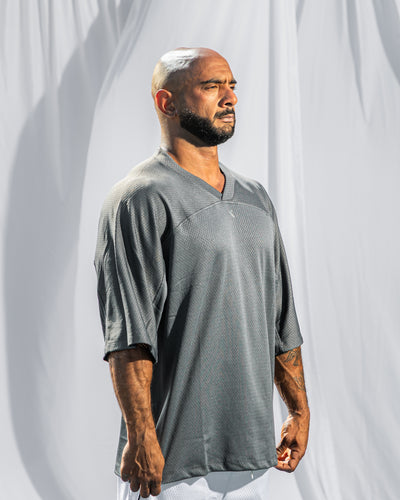 Core Oversized Tee-Dark Grey