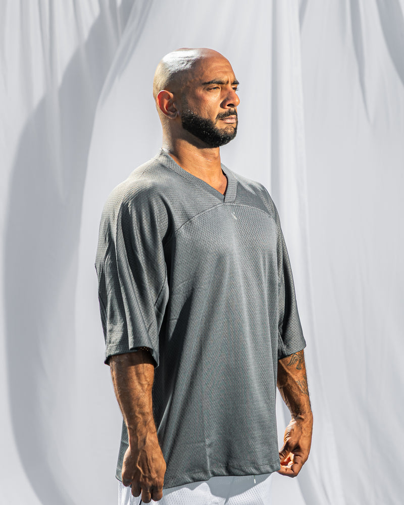 Core Oversized Tee-Dark Grey