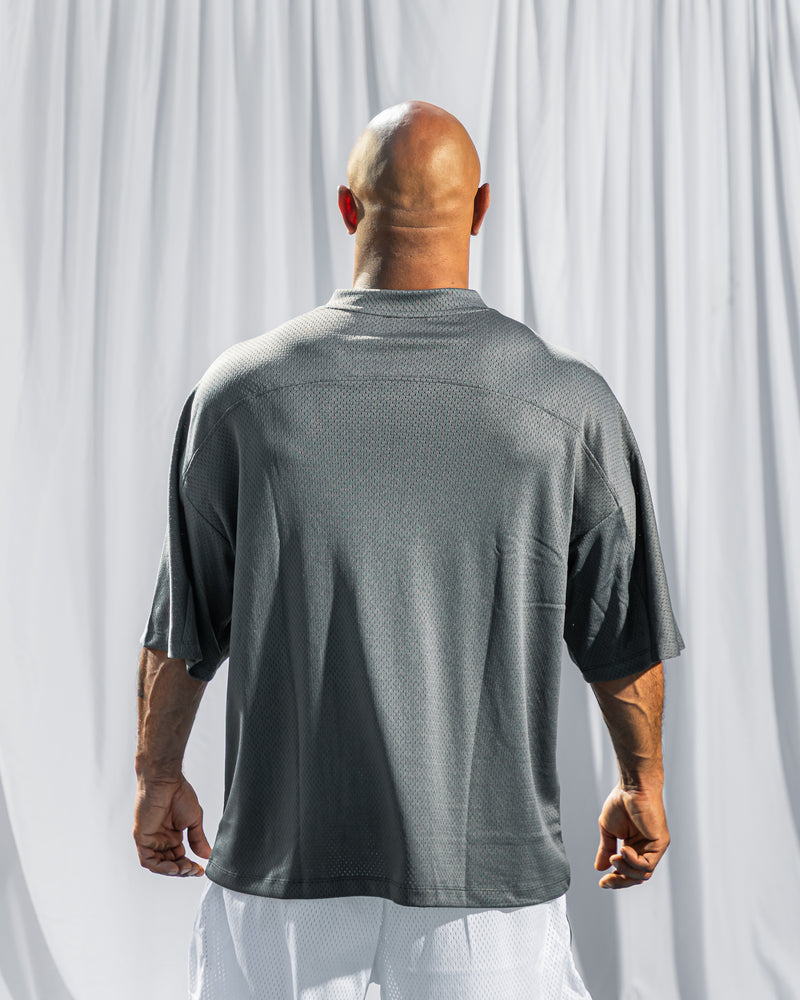 Core Oversized Tee-Dark Grey