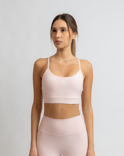 Basic Power Bra - Rosy Cloud