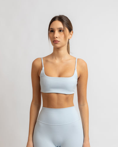 Power Criss Cross Bra - Baby Blue