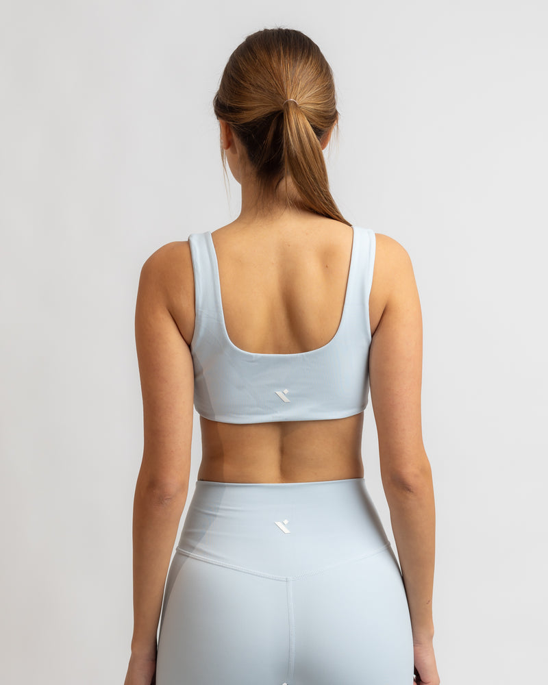 Power Twist Bra - Baby Blue