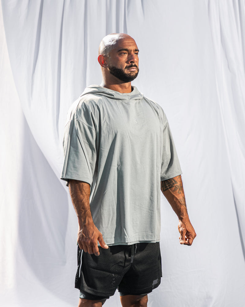 Core Double Face T-Shirt-Grey