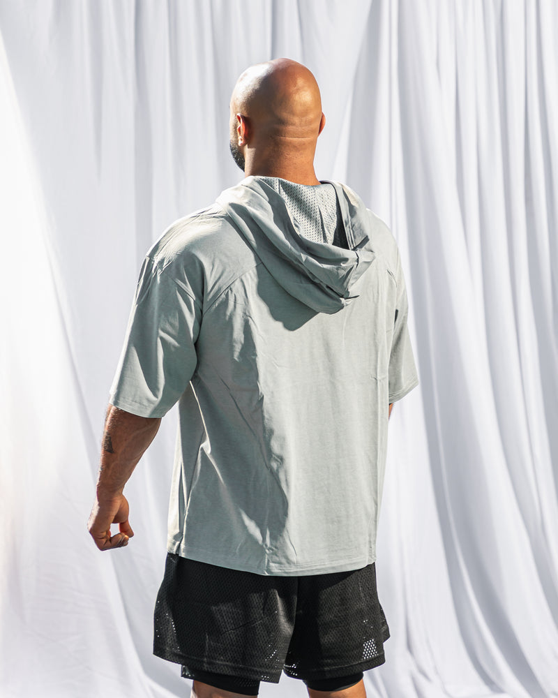 Core Double Face T-Shirt-Grey