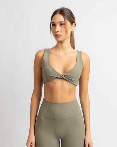 Power Twist Bra - Mint