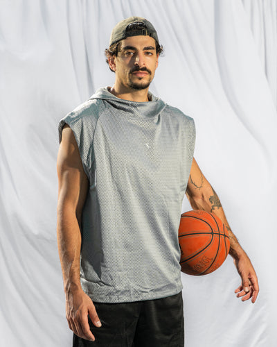 Core Double Face Tank-Grey