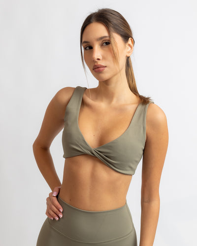 Power Twist Bra - Mint