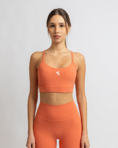 Basic Power Bra - Coral