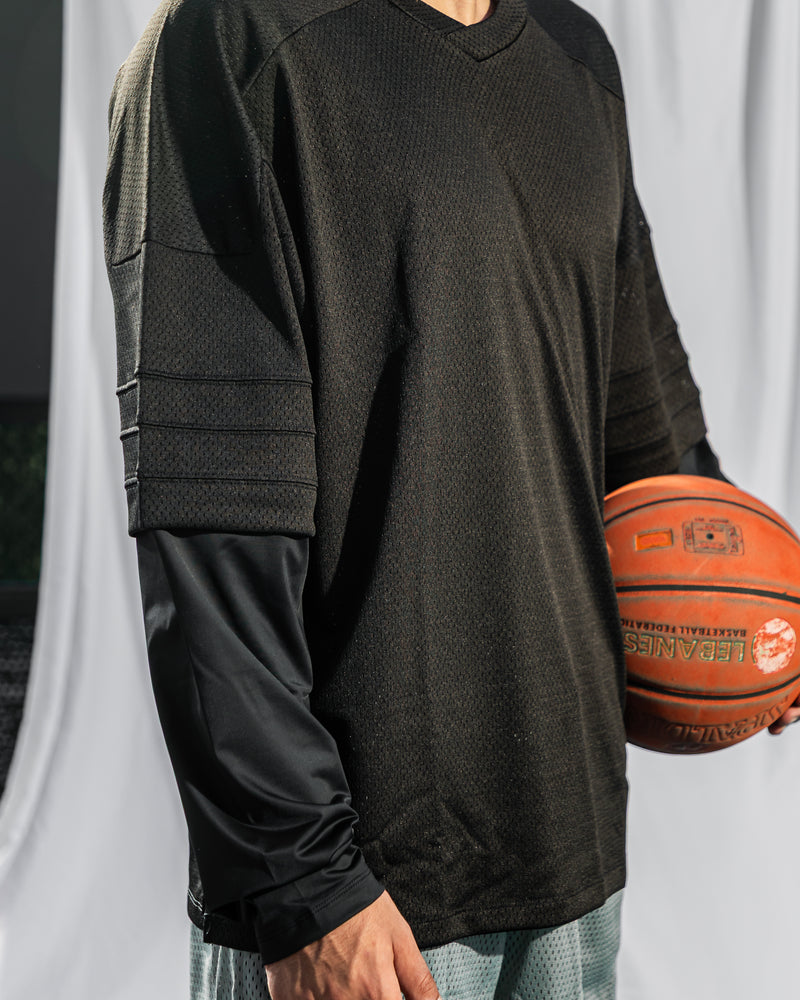 Core Long Sleeve Jersey-Black