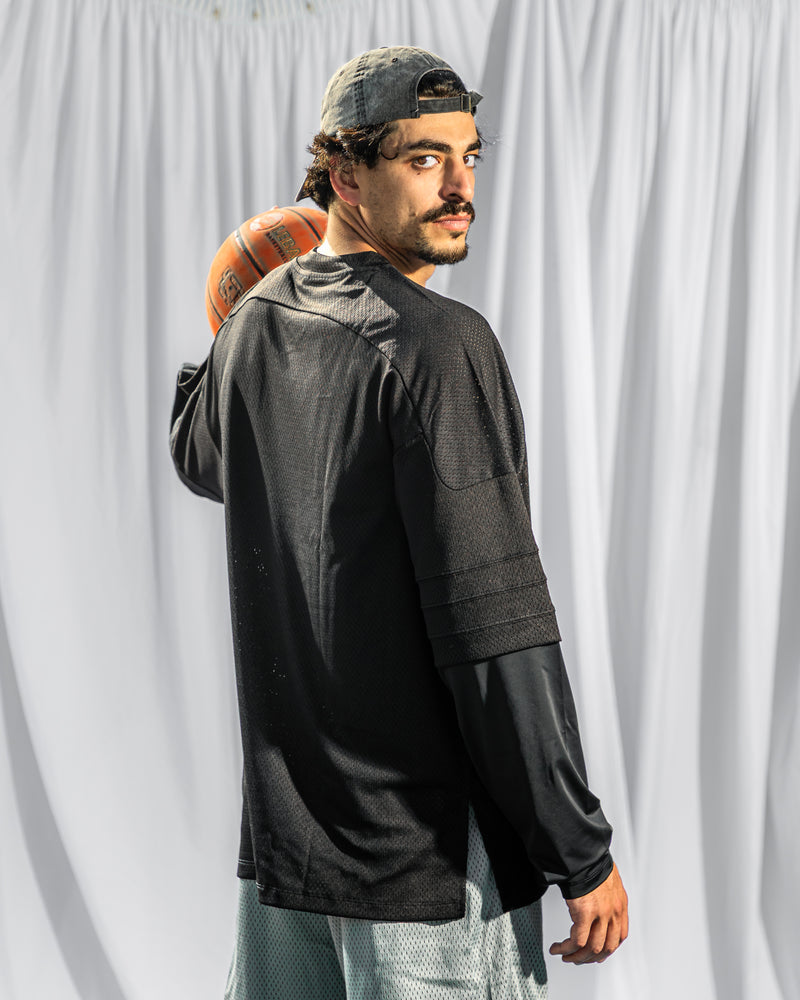 Core Long Sleeve Jersey-Black