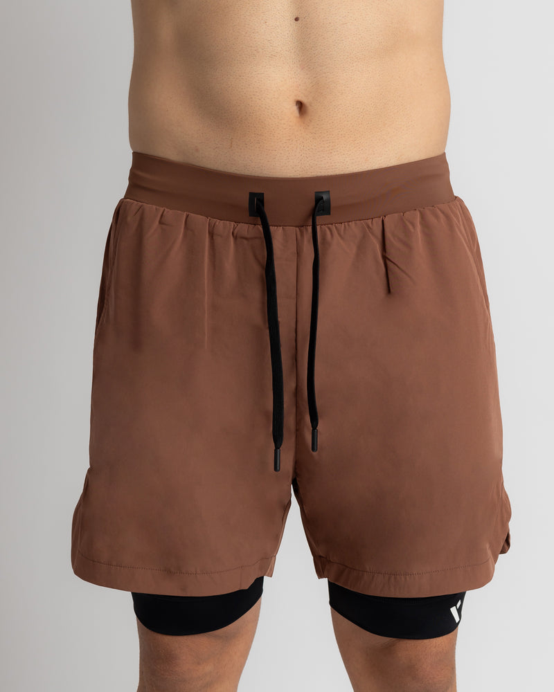 Power 2-in-1 Shorts - Light Brown