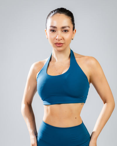 Elevate Basic Bra-Turquoise