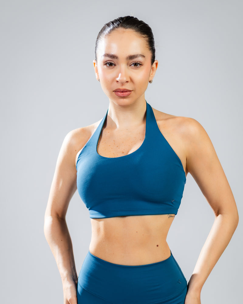 Elevate Basic Bra-Turquoise