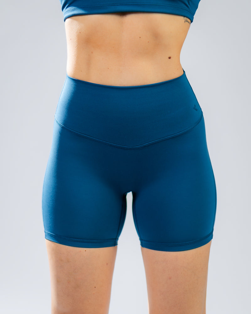 Elevate Cycling Shorts-Turquoise