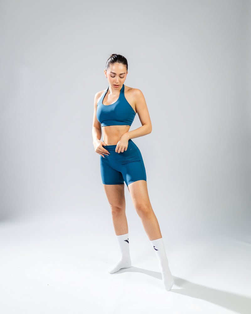 Elevate Basic Bra-Turquoise