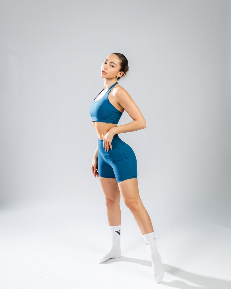 Elevate Basic Bra-Turquoise