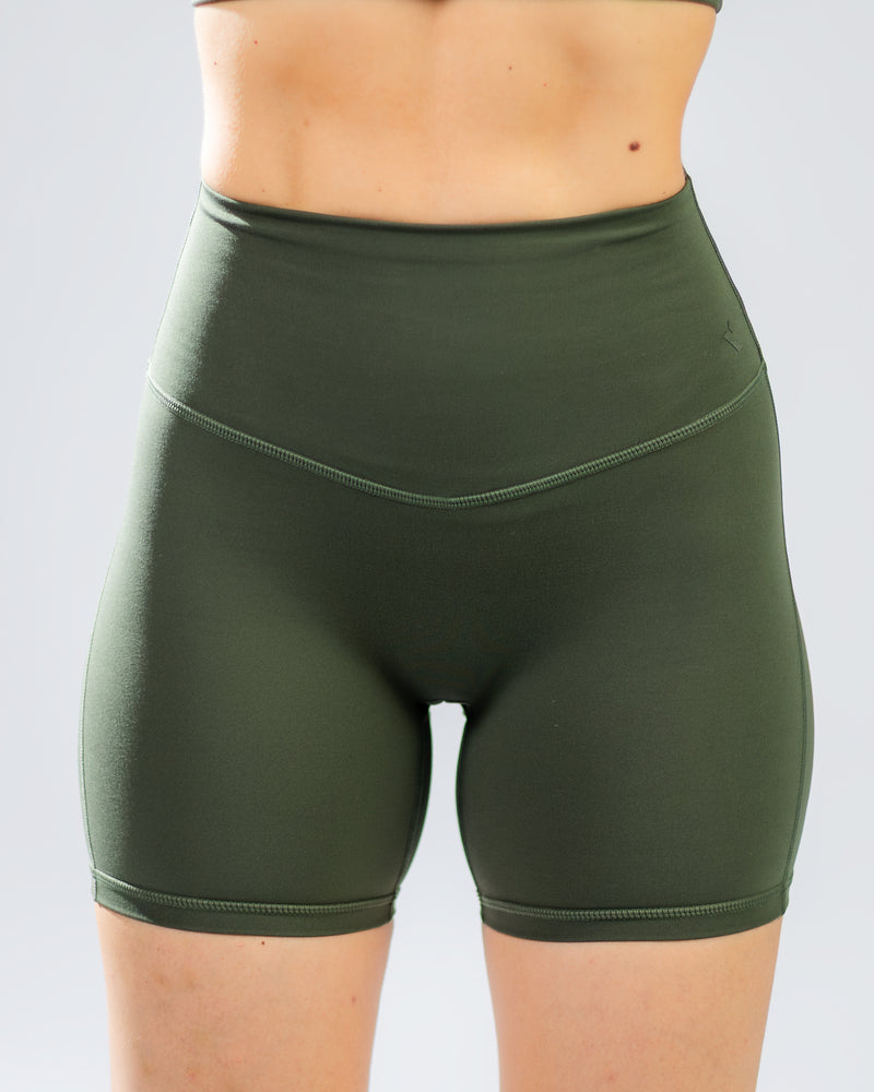 Elevate Cycling Shorts-Dark Green