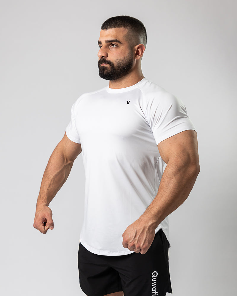 Icon Muscle Tee-White