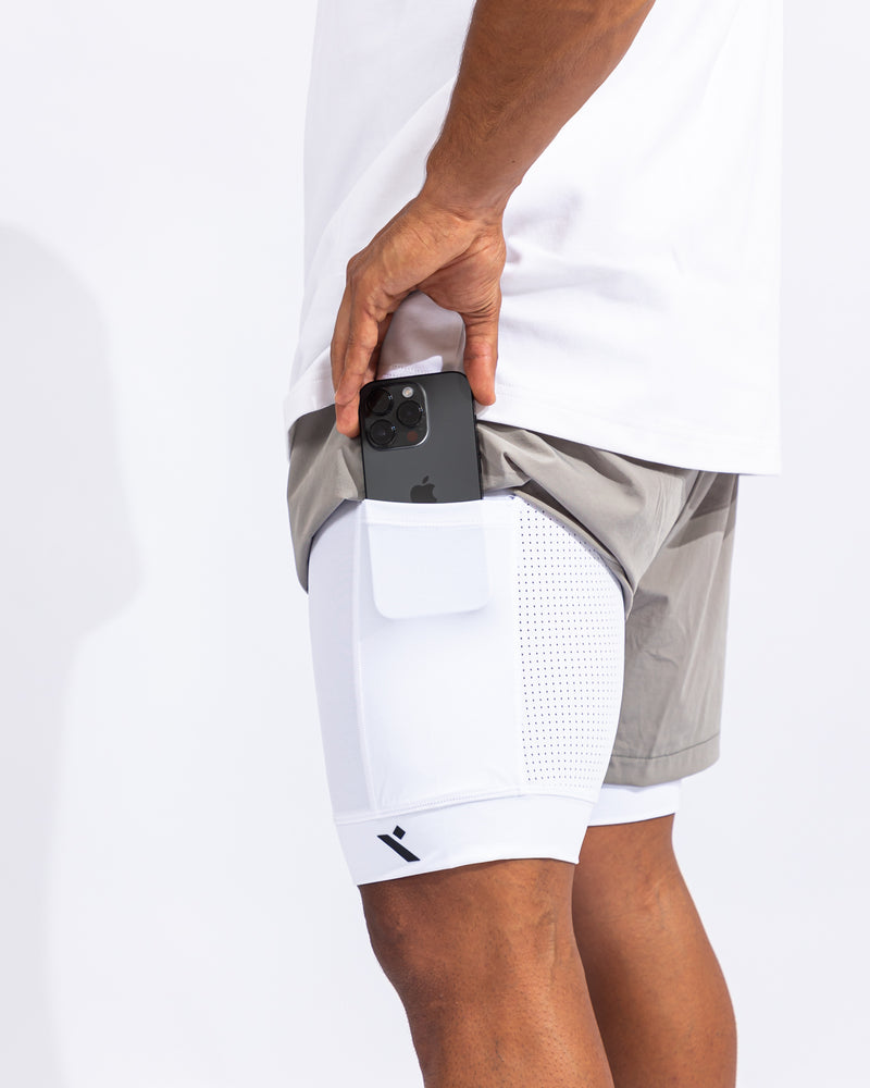 Power 2-in-1 Shorts - Grey