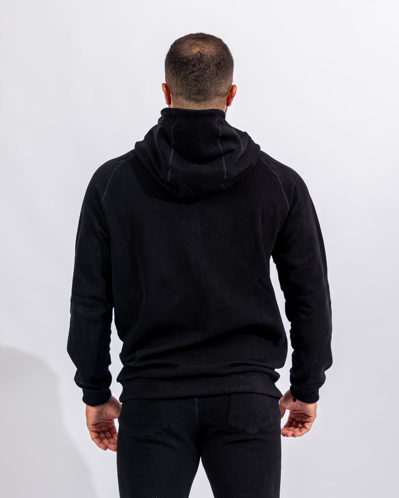 Power Hoodie Men - Black - quwati