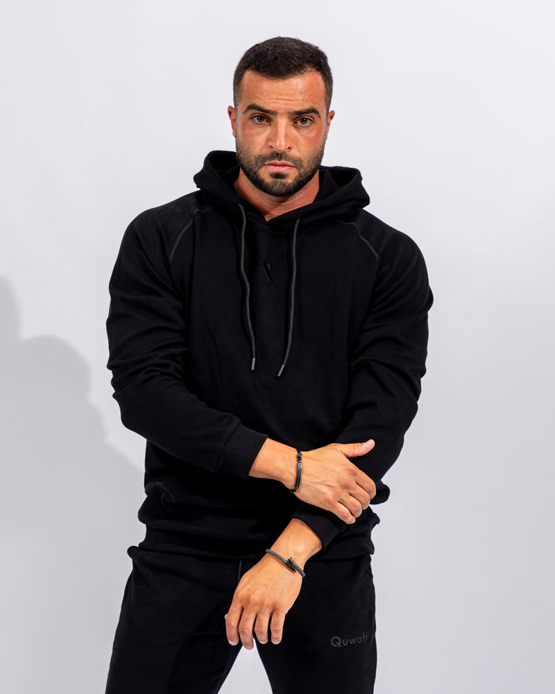 Power Hoodie Men - Black