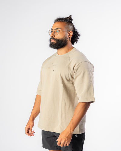 React T-Shirt -Light Brown