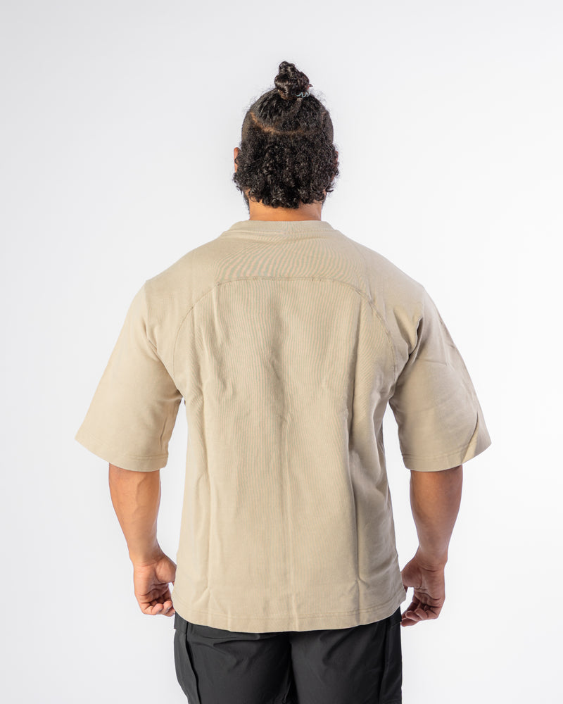 React T-Shirt -Light Brown
