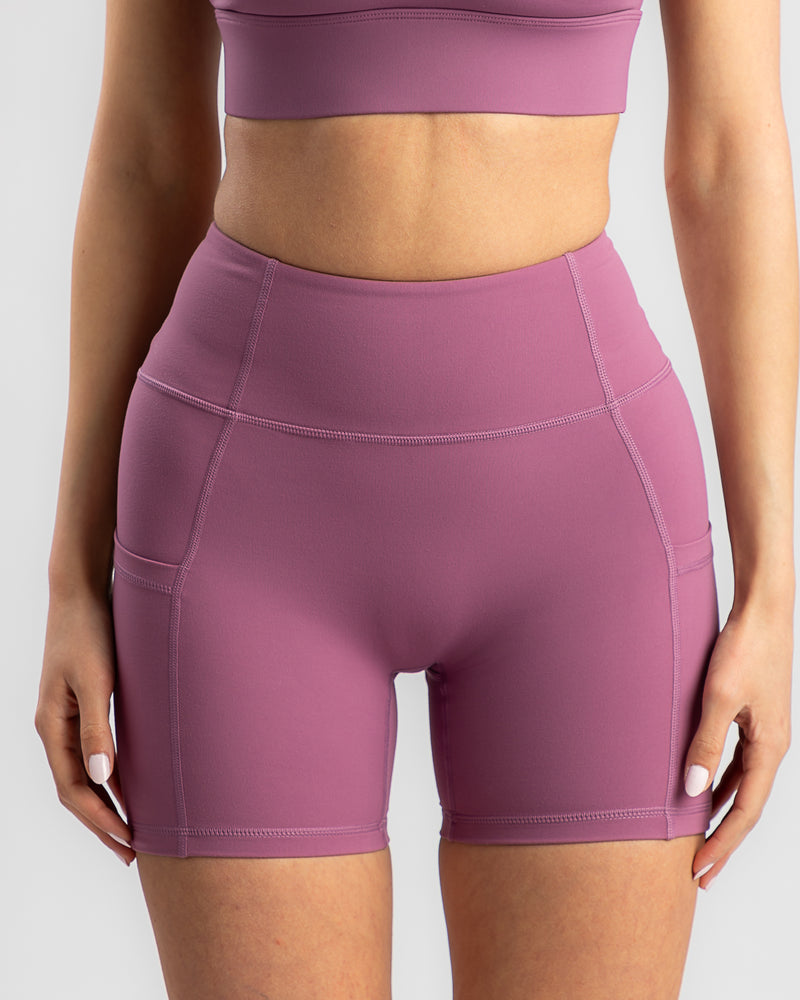 Icon Cycling Shorts-Dark Pink