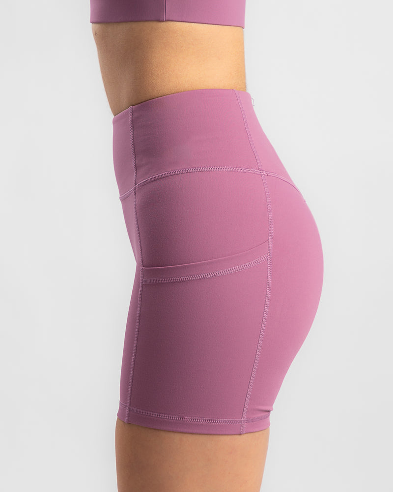 Icon Cycling Shorts-Dark Pink