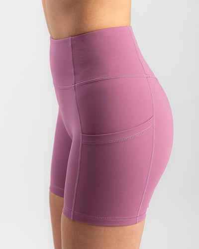 Icon Cycling Shorts-Dark Pink