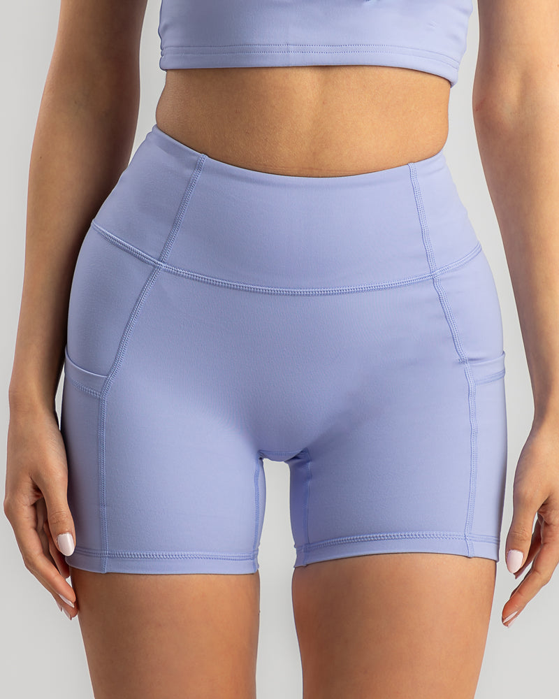 Icon Cycling Shorts-Mauve