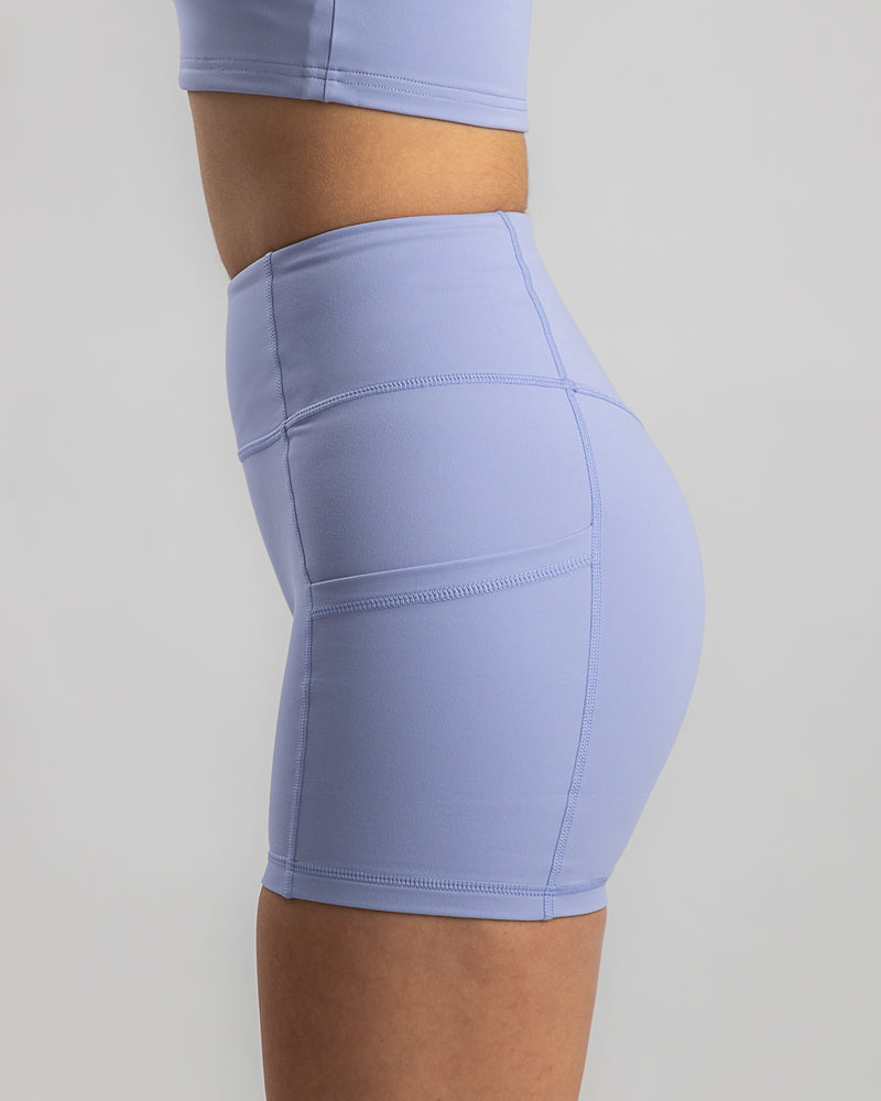 Icon Cycling Shorts-Mauve