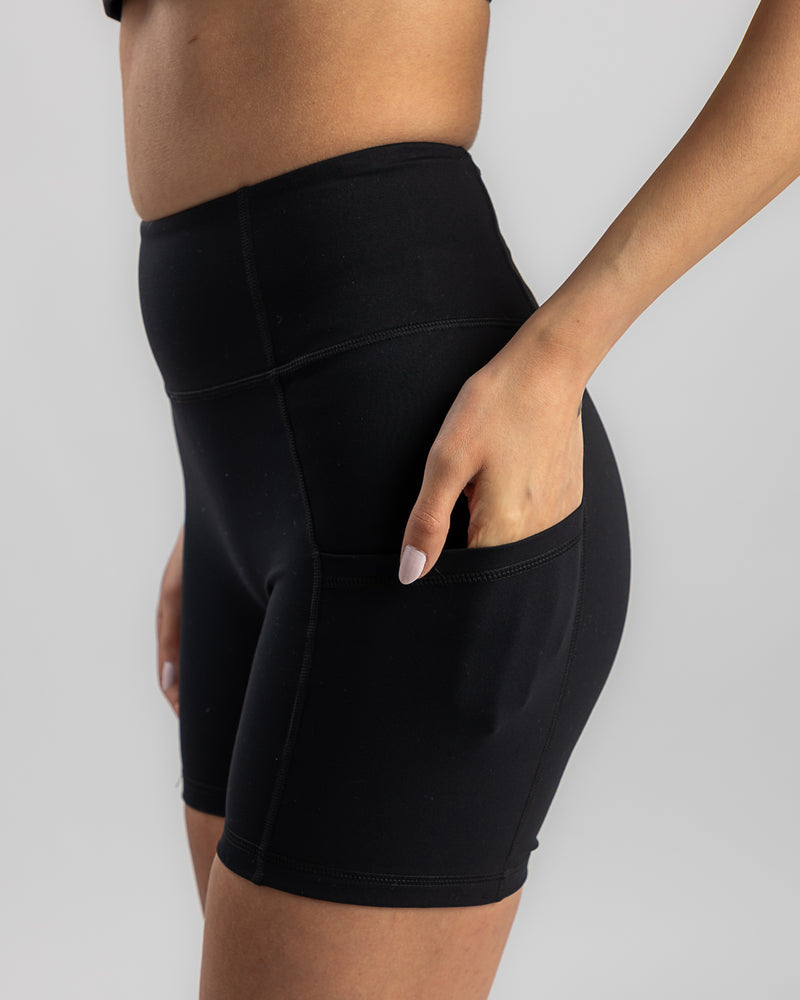 Icon Cycling Shorts-Black